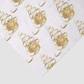 Gouden lint kerstboom Cadeau tissuepapier (Detail)