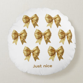 Gouden lint met diamantstof rond kussen