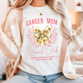 Gouden lint ondersteuning, kanker Moeder Social Cl T-shirt