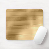 Gouden lint textuur metallic stijlvol muismat (Met muis)