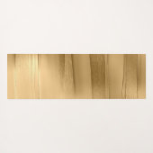 Gouden lint textuur metallic stijlvol yogamat (Achterkant (horizontaal))