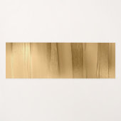Gouden lint textuur metallic stijlvol yogamat (Voorkant (horizontaal))