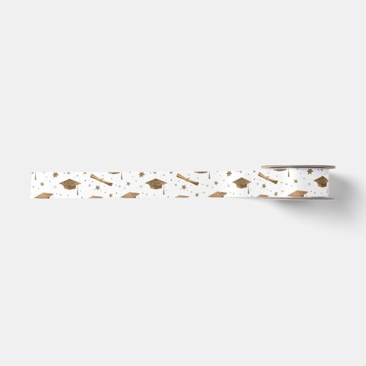Gouden lint voor afstudeercadeaus (Voorkant)