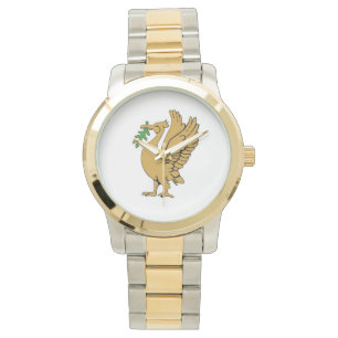Gouden Liverbird horloges. Horloge