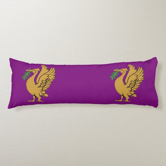 Gouden Liverbird lichaam kussen (Voorkant)