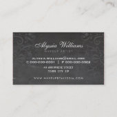 GOUDEN LOGO art deco elegant sunburst smart kraft Visitekaartje (Achterkant)