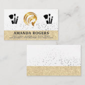 Gouden Logo | Make-upborstels Visitekaartje (Voorkant / Achterkant)