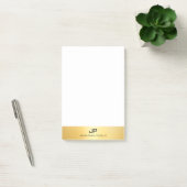 Gouden look Elegant Sjabloon Modern Professional Post-it® Notes (Kantoor)