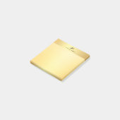 Gouden look Elegant Sjabloon Modern Professional Post-it® Notes (Schuin)