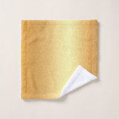 Gouden look Glamoureuze Sjabloon Elegant Trendy Bad Handdoek (Wasdoekje)