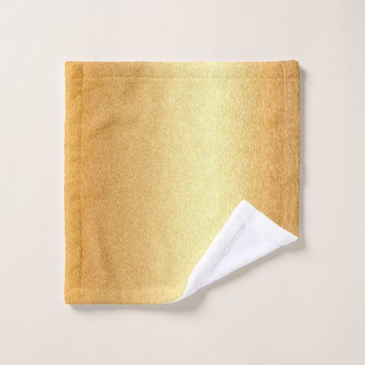 Gouden look Glamoureuze Sjabloon Elegant Trendy Bad Handdoek (Wasdoekje)