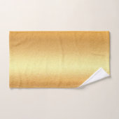 Gouden look Glamoureuze Sjabloon Elegant Trendy Bad Handdoek (Handdoek)