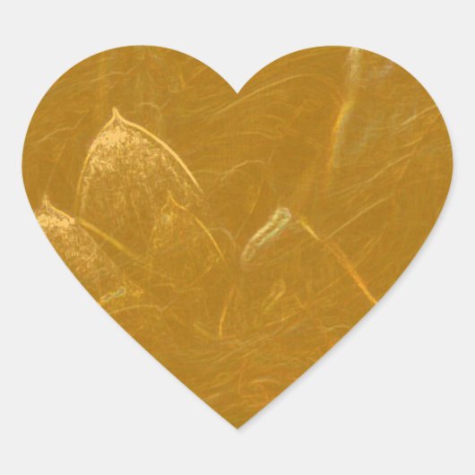 GOUDEN LOTUS2 HART STICKER (Voorkant)
