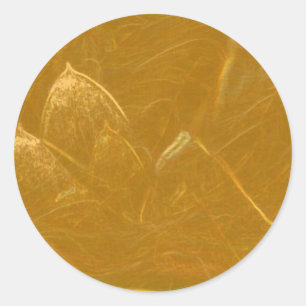 GOUDEN LOTUS2 RONDE STICKER