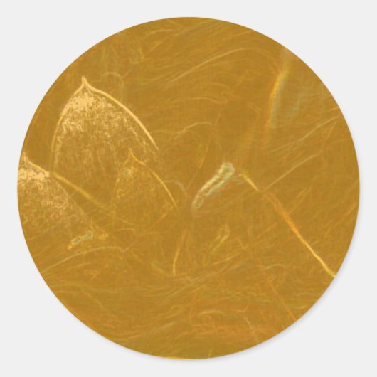 GOUDEN LOTUS2 RONDE STICKER (Voorkant)