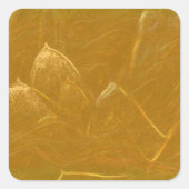 GOUDEN LOTUS2 VIERKANTE STICKER (Voorkant)