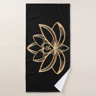 Gouden Lotus  Badhanddoek