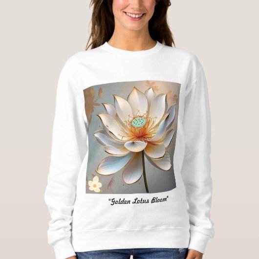 Gouden Lotus Bloom Trui (Voorkant)