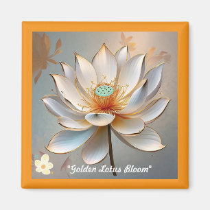 Gouden Lotus Blossom Magneet
