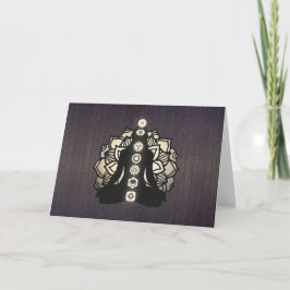 Gouden Lotus Chakra Reiki Master en Yoga Docent Kaart