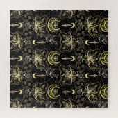 Gouden Lotus: Crescent Elegance. Legpuzzel (Horizontaal)
