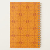 Gouden Lotus Grid Patroon - De Witte Lotus Planner (Achterkant)