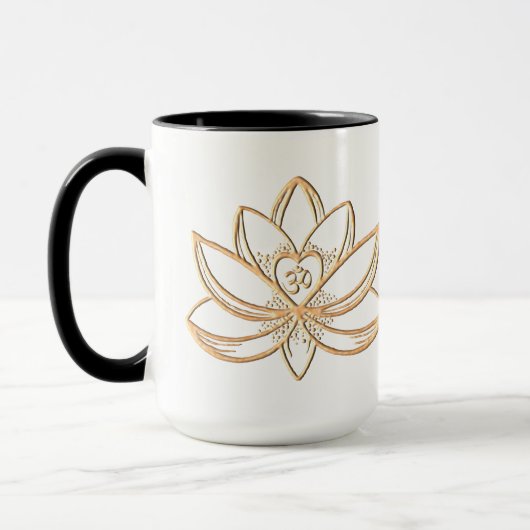 Gouden Lotus Mok (Links)