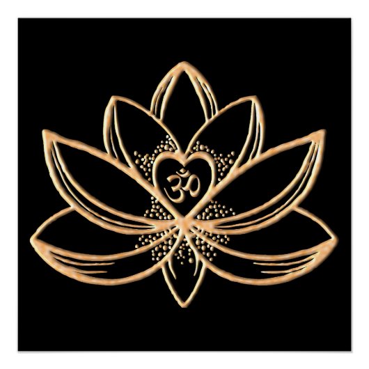 Gouden Lotus Perfect Poster (Voorkant)