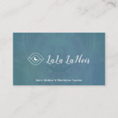 Gouden Lotus Spirit Medium & Meditatie Leraar Visitekaartje (Voorkant)