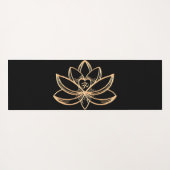Gouden Lotus Yogamat (Achterkant (horizontaal))