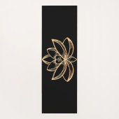 Gouden Lotus Yogamat (Achterkant)