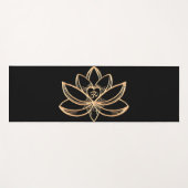 Gouden Lotus Yogamat (Voorkant (horizontaal))