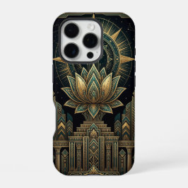 Gouden Lotusbloem | iPhone 16 Pro Hoesje