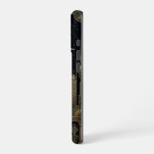 Gouden Lotusbloem | iPhone 16 Pro Hoesje (Linkerkant)