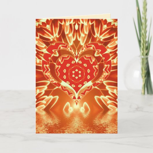 gouden Love Kaart (Voorkant)