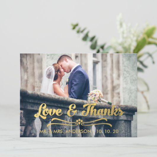 GOUDEN LOVEN EN BEDANKT | BEDANKT DANK JULLIE KAAR (Staand voorkant)