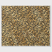 Gouden luipaard cadeaupapier (Vlak)