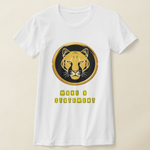 Gouden Luipaard Embleem T-shirt