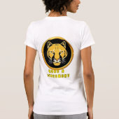 Gouden Luipaard Embleem T-shirt (Achterkant)