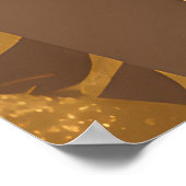 Gouden Luipaard Jungle Boho Wilde Dieren  Poster (Hoek)