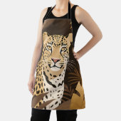 Gouden Luipaard Jungle Boho Wilde Dieren  Schort (Insitu)