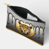 Gouden Luipaard Met Details Van Waterdruppels 🐆 Etui (Open)
