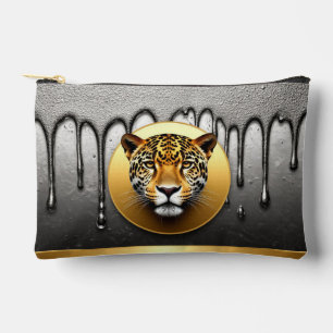 Gouden Luipaard Met Details Van Waterdruppels 🐆 Etui