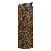 Gouden Luipaard Patroon Thermosbeker (Gedraaid links)