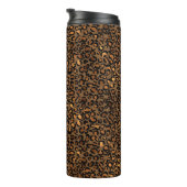 Gouden Luipaard Patroon Thermosbeker (Geroteerd rechts)