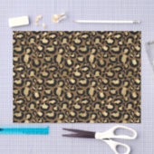Gouden Luipaard Patroon Tissuepapier (Craft)