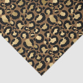 Gouden Luipaard Patroon Tissuepapier (Detail)