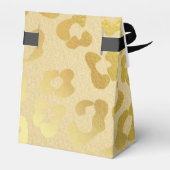 Gouden Luipaard Print Gift Favor Box Bedankdoosjes (Achterkant)