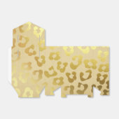 Gouden Luipaard Print Gift Favor Box Bedankdoosjes (Uitgevouwen)