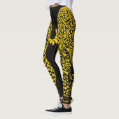 gouden luipaardprint leggings (Links)